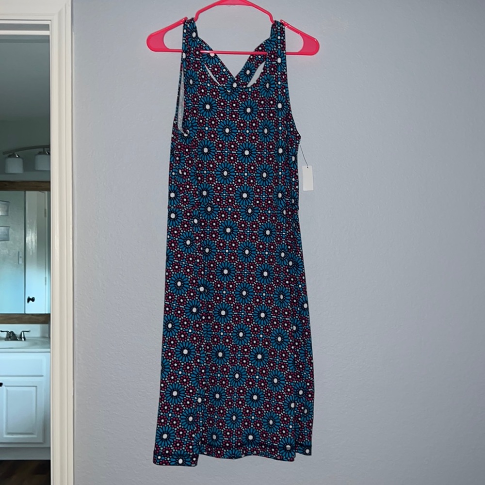 Cross back dress